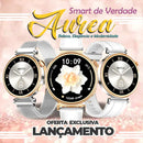ÁUREA | TELA AMOLED | DUAS PULSEIRAS
