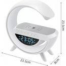 G Speaker Luminária com Relógio e Carregador Indução BM-F946