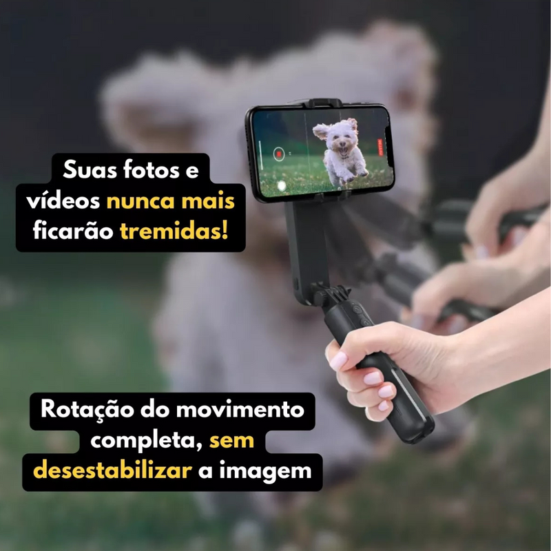 Gimbal Estabilizador de Celular com Led