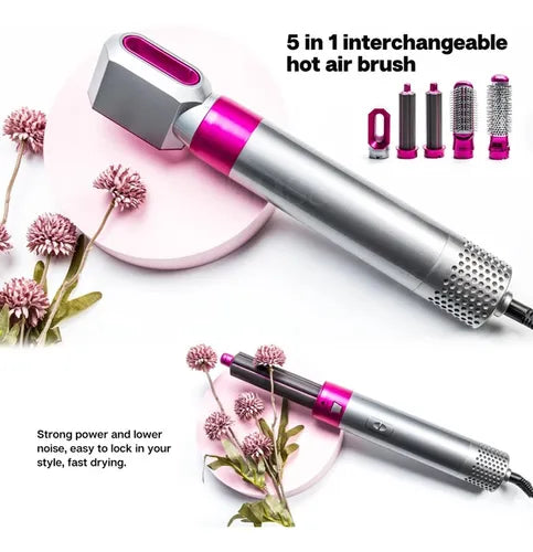 Escova Secador de Cabelo 5 em 1 Multifuncional 110v