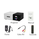 Mini Projetor Portátil Led 1080p com saida HDMI - 600 Lumens