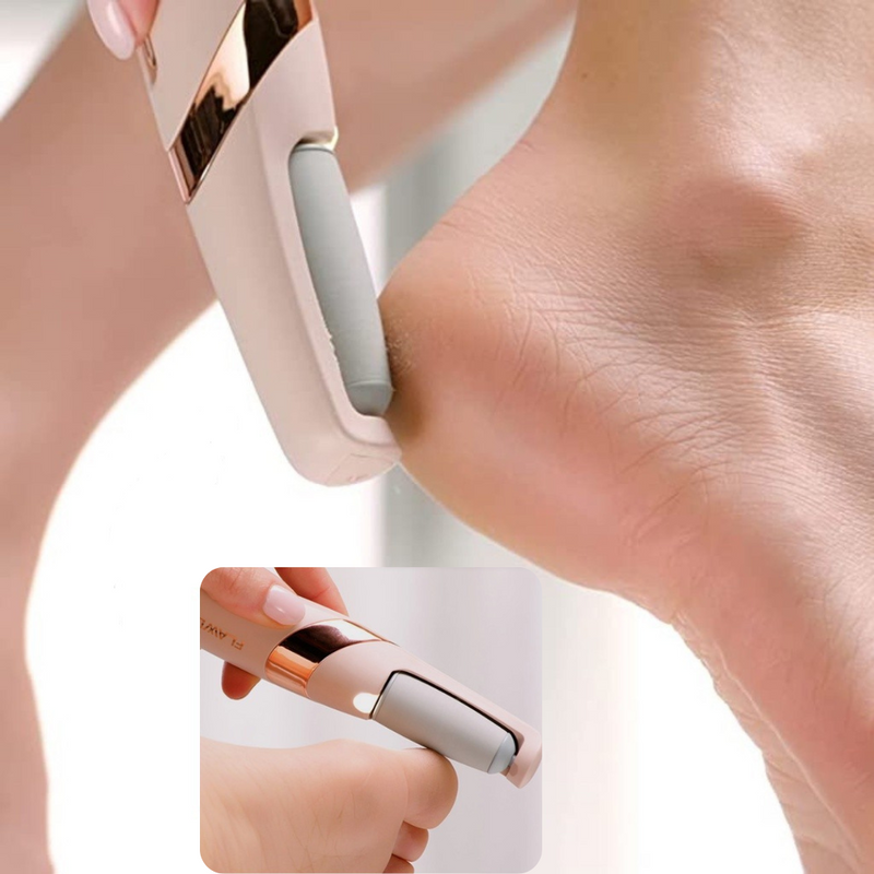 Lixa de Pé Elétrica Recarregável À Prova Dágua Bivolt