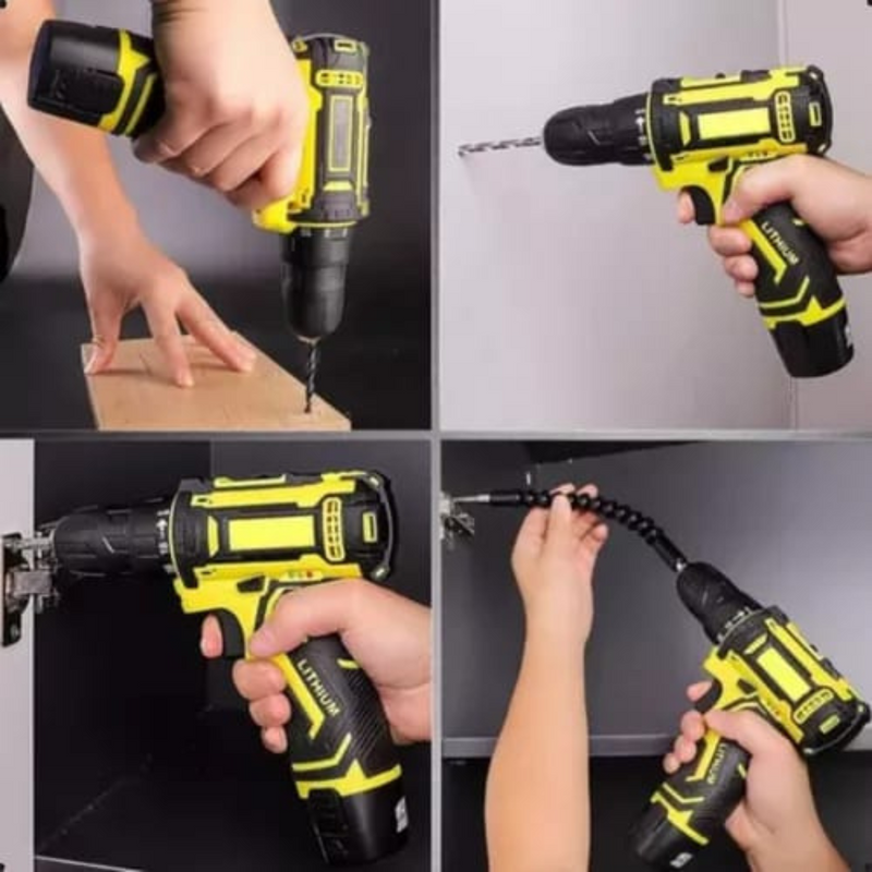 Parafusadeira Furadeira Sem Fio Bateria Impacto 12V BT-DZ42 Bivolt