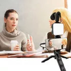 Suporte Tripé com Luz LED e Bastão de Selfie – Kit de Gravação BM-244