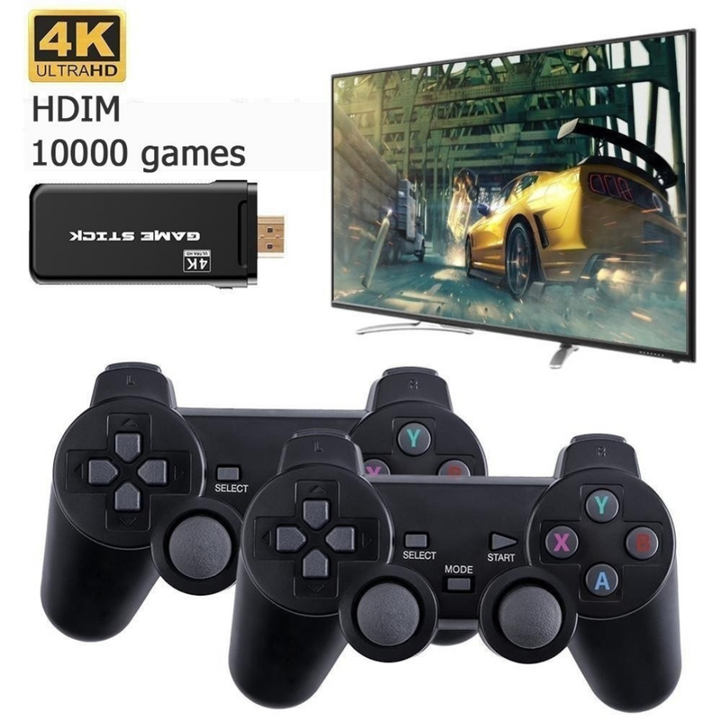 Game Stick 4K Retrô 10.000 Jogos
