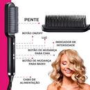 Escova Alisadora Elétrica Bivolt - Branco