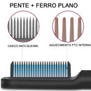 Escova Alisadora Elétrica Bivolt - Branco