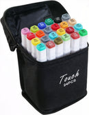 Kit Livro Colorir LIL. STI. (Azul) + 24 Canetas