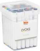 Kit Livro Colorir LIL. STI. (Azul) + 24 Canetas