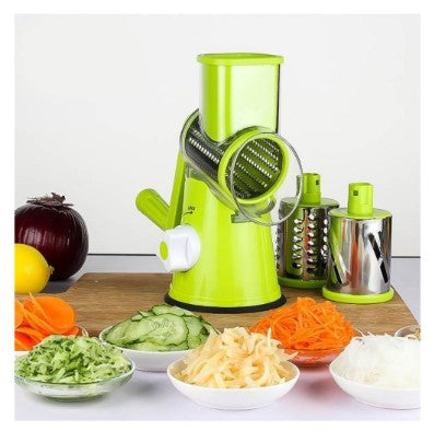 Fatiador Manual de Legumes Giratório Multiuso Inox 3 em 1 - BM-A20