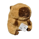 Mochila De Pelúcia Pequena- Estilo Capivara Com Zíper