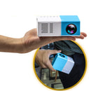 Mini Projetor Portátil Led 1080p com saida HDMI Bivolt - 600 Lumens