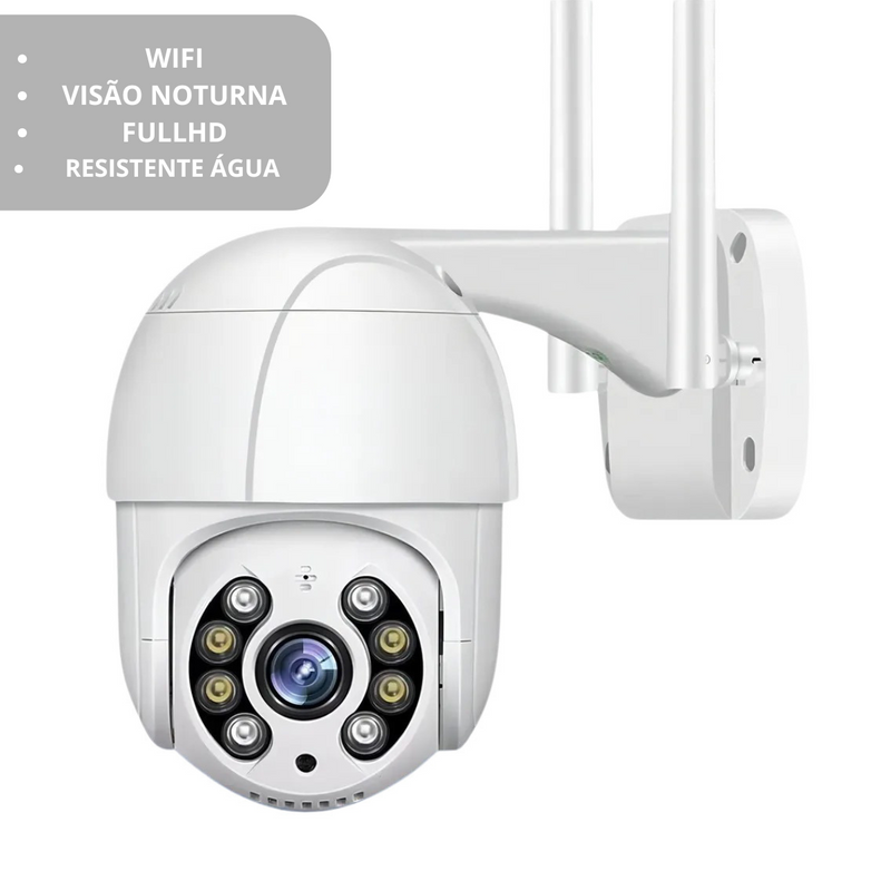 Câmera de Segurança com 2 Antenas p/ Wi-Fi FullHD