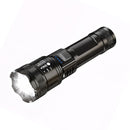 Lanterna Recarregável USB-C Tática T9, 1200 Lumens e Zoom Ajustável - LAN-7059