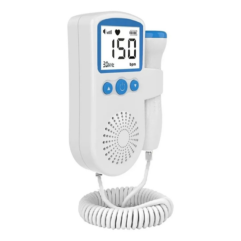 Doppler Monitor Portátil de Batimento Cardíaco - Azul