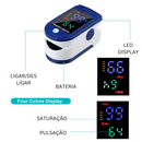 Kit Saúde em Casa: Oxímetro Digital de Dedo + Monitor Digital de Pressão Arterial de Braço