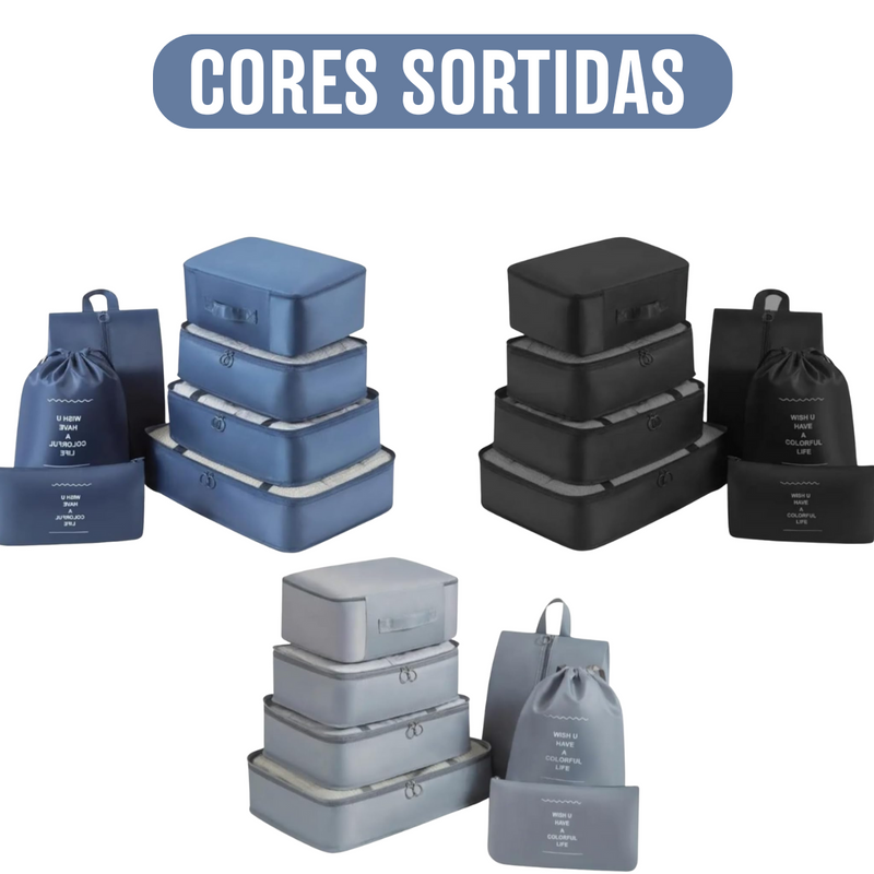 Organizador de Mala para Viagens 7 Peças - BM-F1068