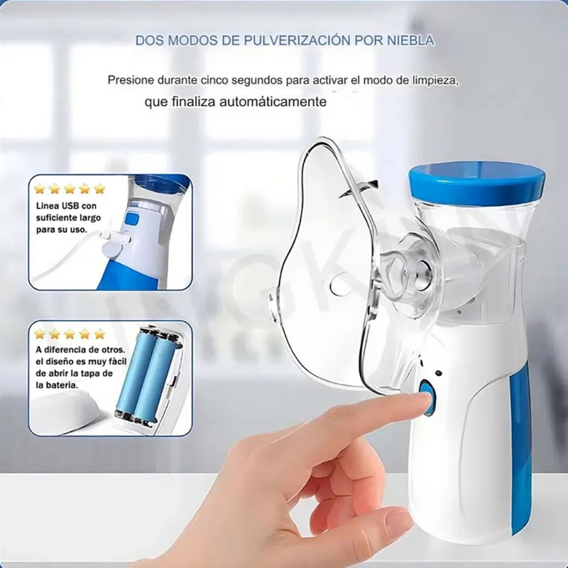 Nebulizador Portátil Recarregável - JSL - W302