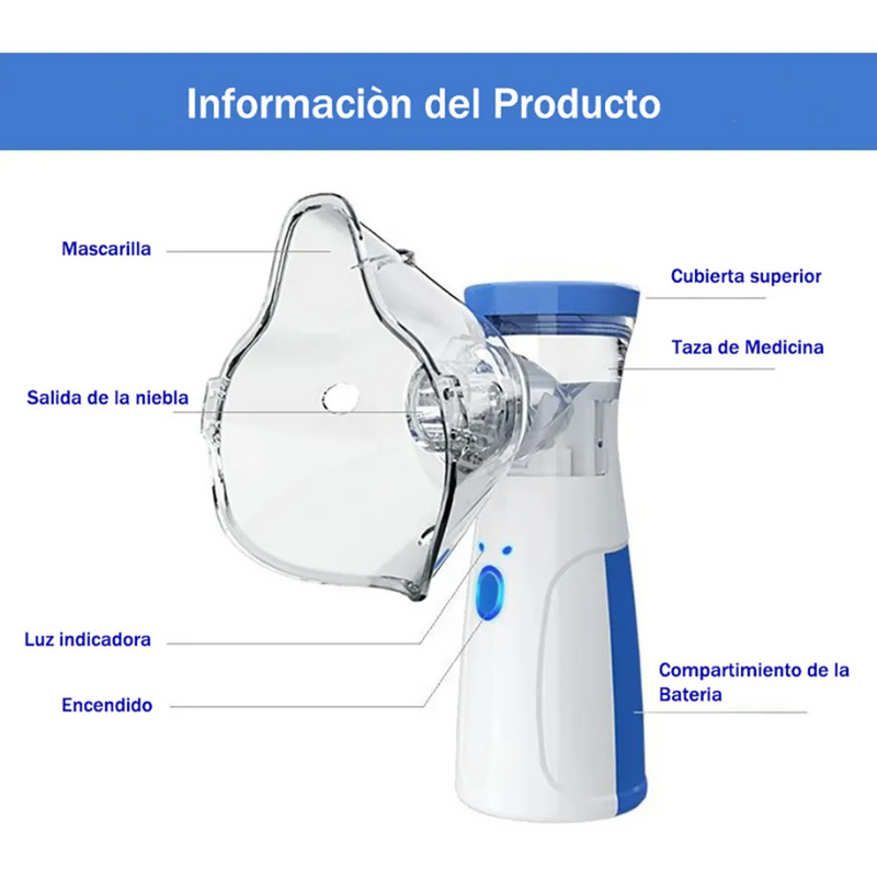 Nebulizador Portátil Recarregável - JSL - W302
