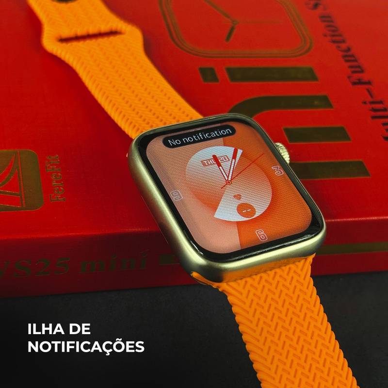 WS25 mini 42mm | 4 pulseiras | Acabamento premium | Dual touch
