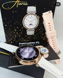 ÁUREA | TELA AMOLED | DUAS PULSEIRAS