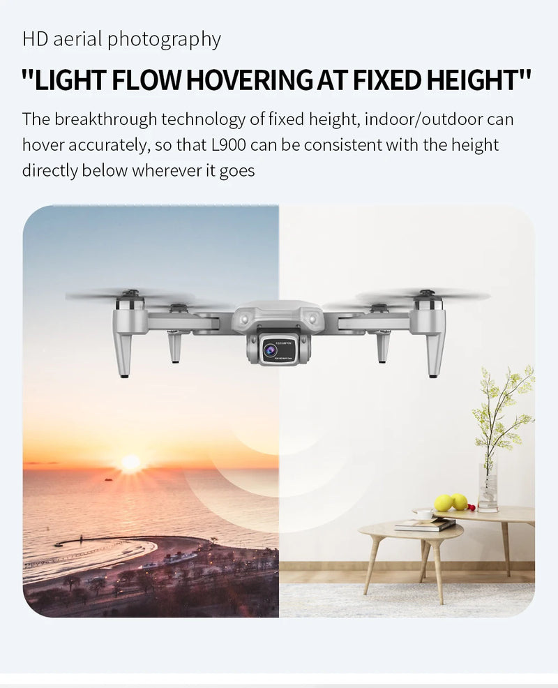 Drone L900 PRO 4K com GPS e Brushless – Estabilidade Profissional
