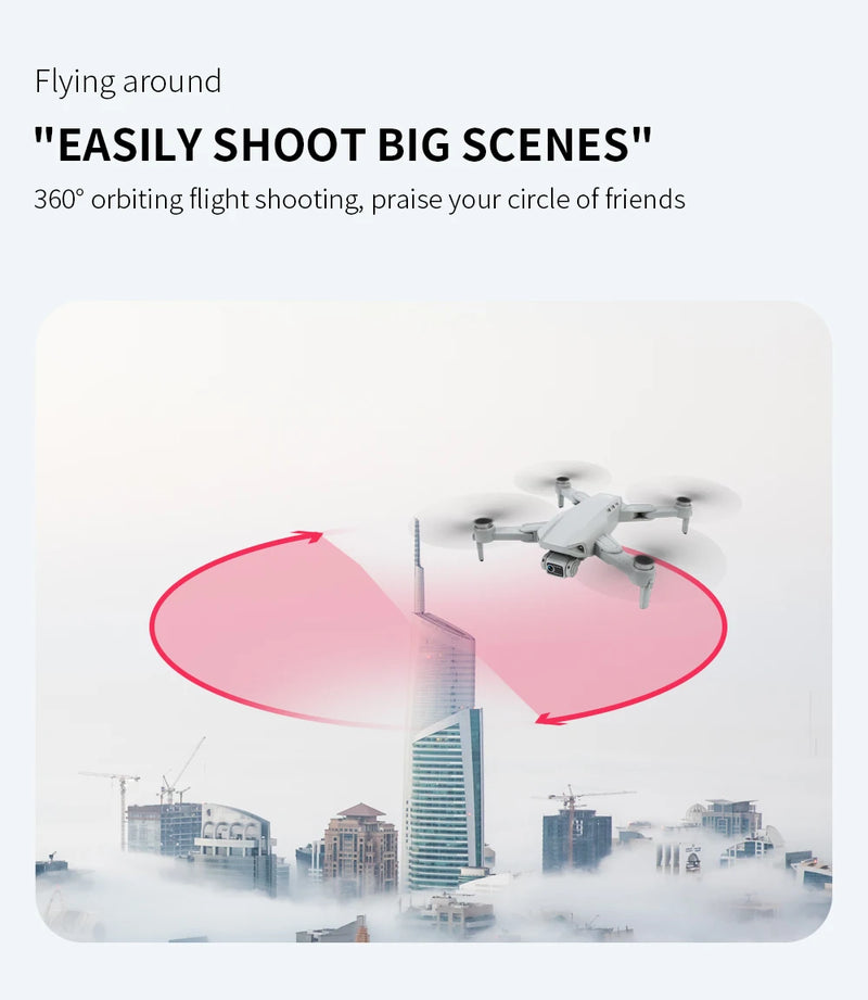 Drone L900 PRO 4K com GPS e Brushless – Estabilidade Profissional