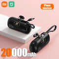 Xiaomi Mini Carregador Portátil Portátil de 30000 mAh, carregamento rápido e prático, adequado para iPhone 16, 15 e 14, bateria externa Samsung