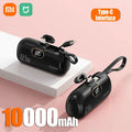Xiaomi Mini Carregador Portátil Portátil de 30000 mAh, carregamento rápido e prático, adequado para iPhone 16, 15 e 14, bateria externa Samsung
