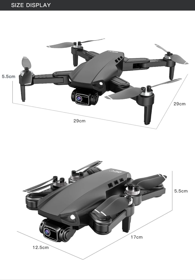 Drone L900 PRO 4K com GPS e Brushless – Estabilidade Profissional