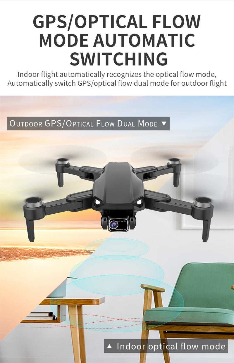 Drone L900 PRO 4K com GPS e Brushless – Estabilidade Profissional