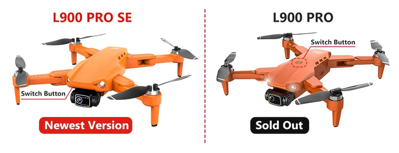 Drone L900 PRO 4K com GPS e Brushless – Estabilidade Profissional