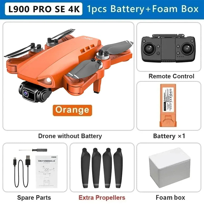 Drone L900 PRO 4K com GPS e Brushless – Estabilidade Profissional