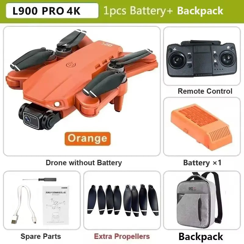 Drone L900 PRO 4K com GPS e Brushless – Estabilidade Profissional