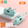 Xiaomi Mini Carregador Portátil Portátil de 30000 mAh, carregamento rápido e prático, adequado para iPhone 16, 15 e 14, bateria externa Samsung