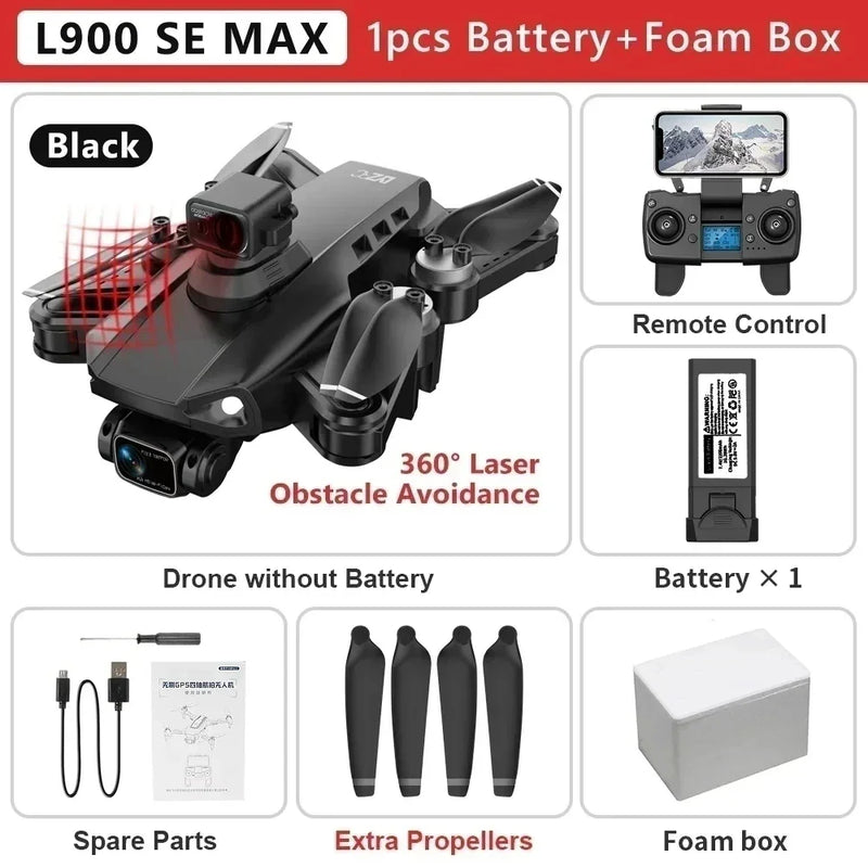Drone L900 PRO 4K com GPS e Brushless – Estabilidade Profissional