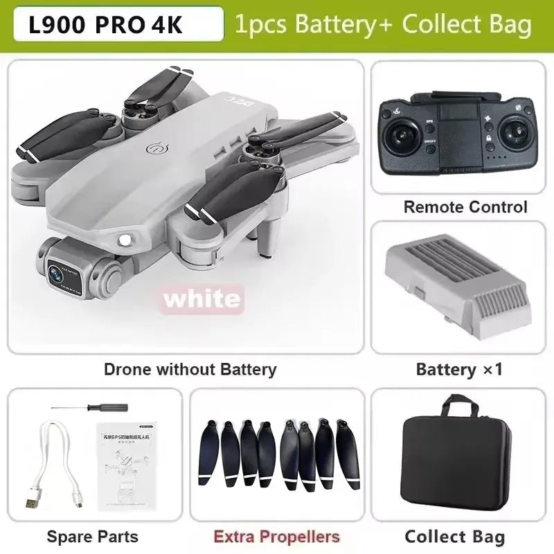 Drone L900 PRO 4K com GPS e Brushless – Estabilidade Profissional