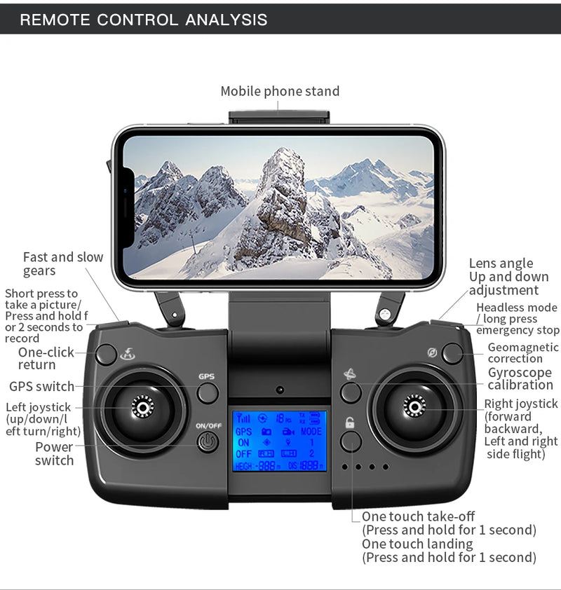 Drone L900 PRO 4K com GPS e Brushless – Estabilidade Profissional