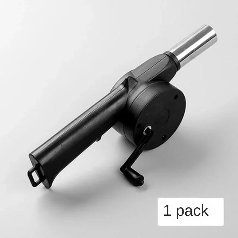 Soprador de mão portátil para churrasco doméstico, pequeno secador de cabelo, acessórios para churrasco ao ar livre, ferramentas