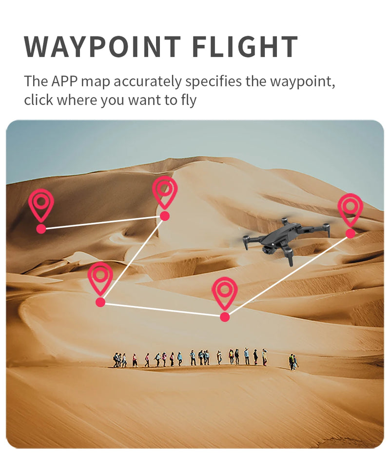 Drone L900 PRO 4K com GPS e Brushless – Estabilidade Profissional