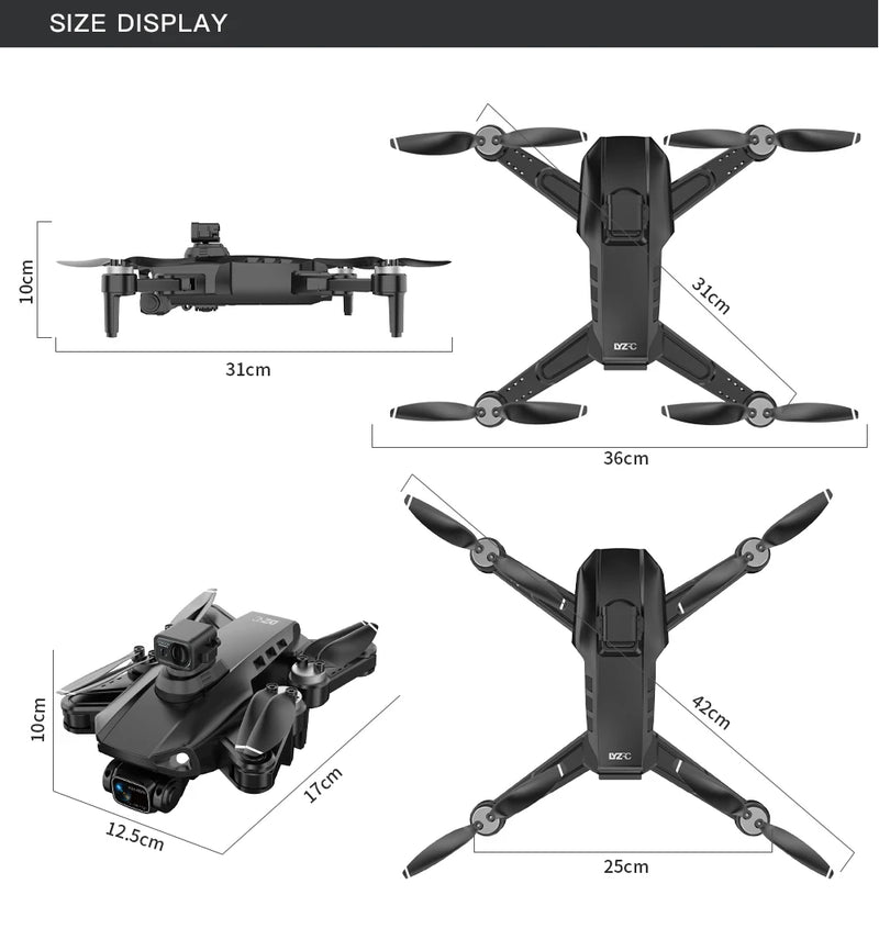 Drone L900 PRO 4K com GPS e Brushless – Estabilidade Profissional