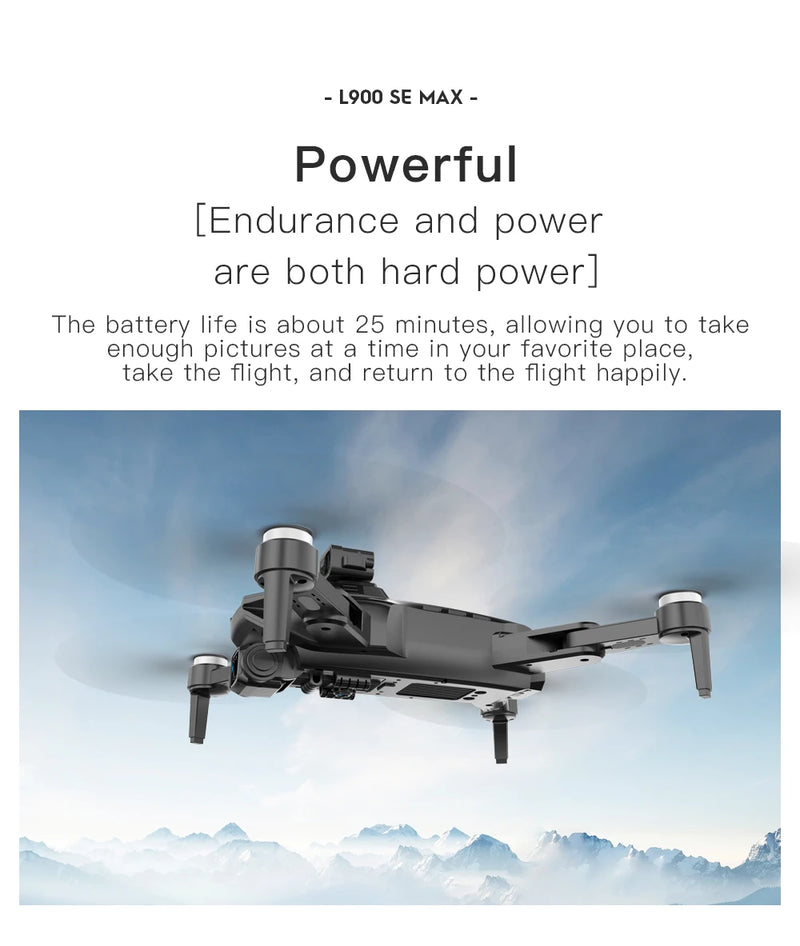 Drone L900 PRO 4K com GPS e Brushless – Estabilidade Profissional
