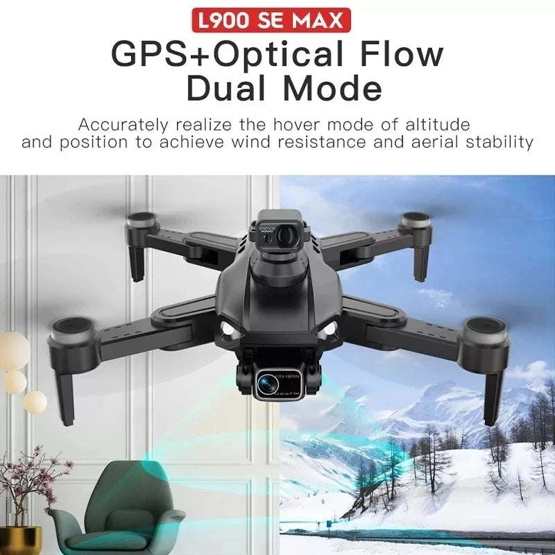 Drone L900 PRO 4K com GPS e Brushless – Estabilidade Profissional