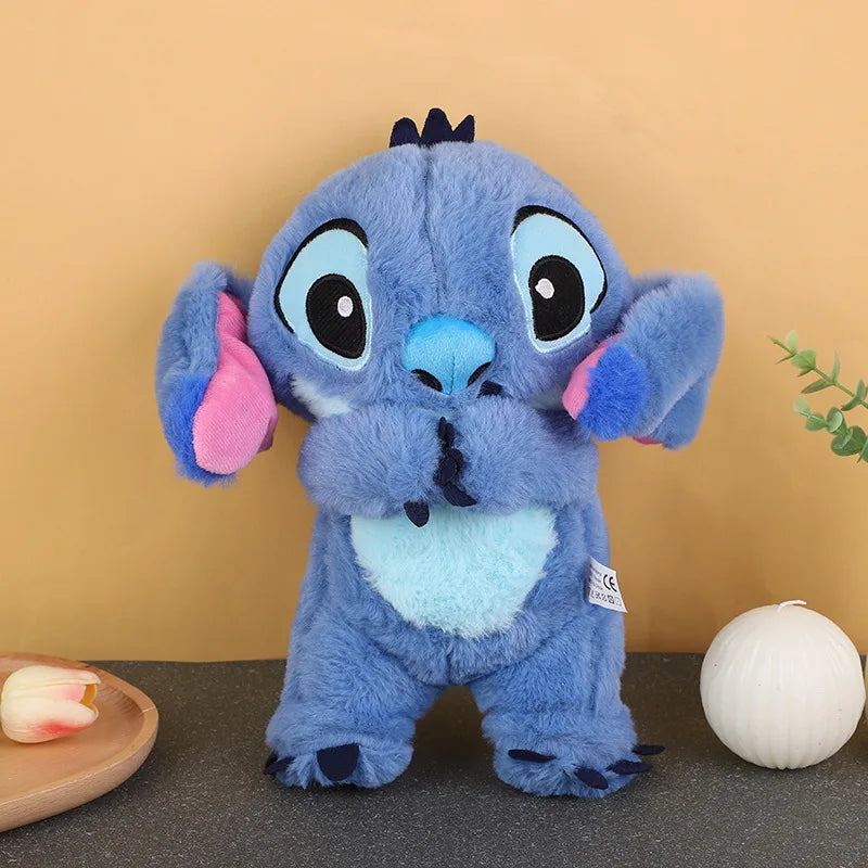 Pelúcia Musical Stitch com Luz Noturna – Aconchego para Bebês e Crianças