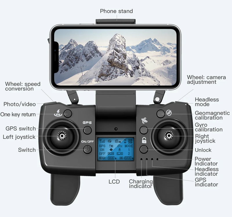 Drone L900 PRO 4K com GPS e Brushless – Estabilidade Profissional