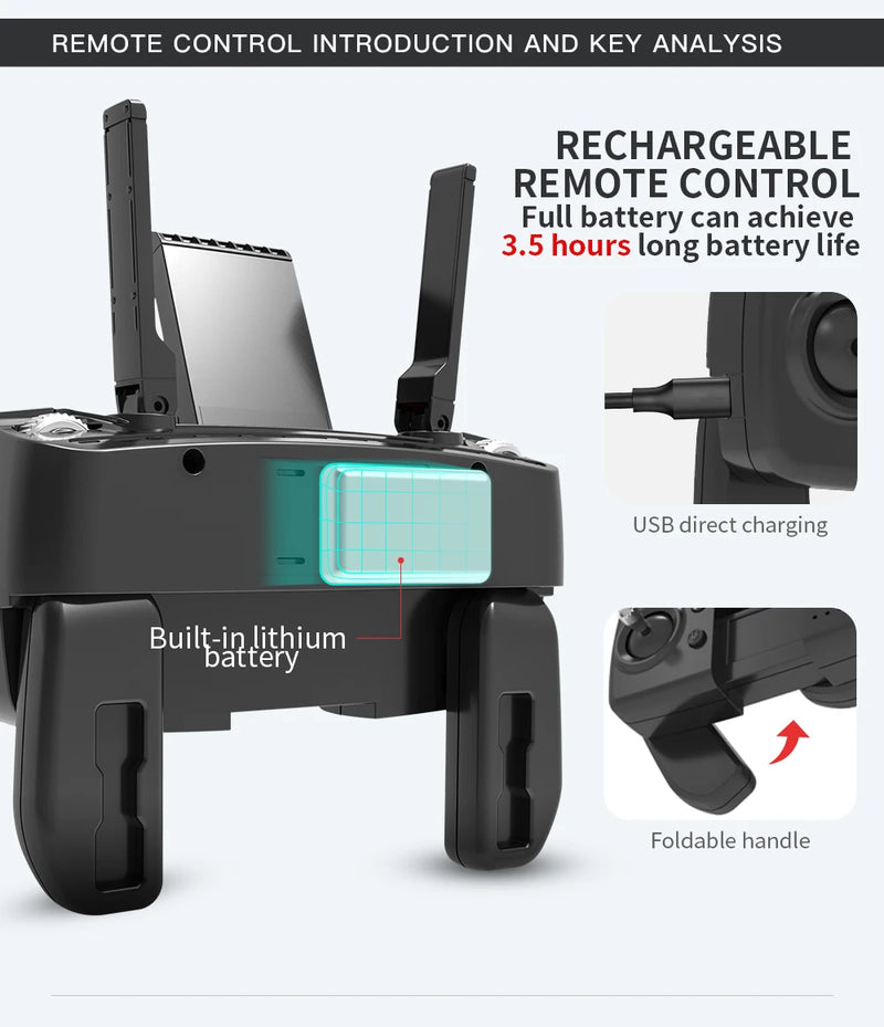 Drone L900 PRO 4K com GPS e Brushless – Estabilidade Profissional