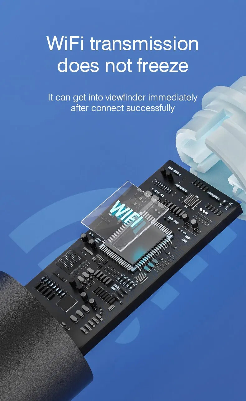Endoscópio Visual Sem Fio TONGWODE – Removedor de Cera com Colher de Silicone, Câmera 5MP, Otoscopia Iluminado 3,9mm, Bateria 240mAh