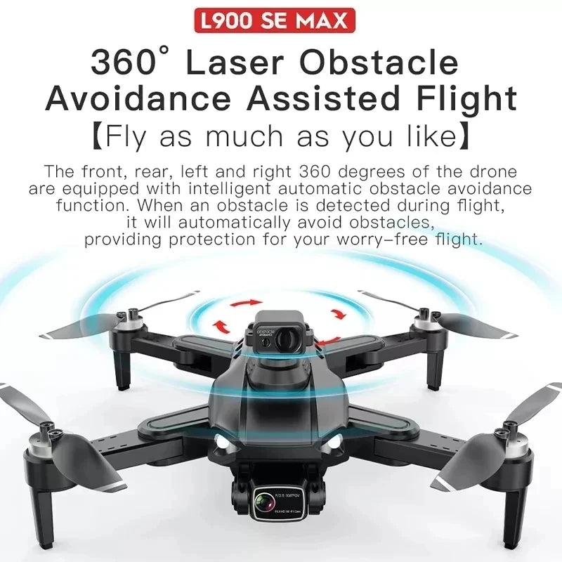 Drone L900 PRO 4K com GPS e Brushless – Estabilidade Profissional