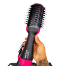Escova Secadora 3 Em 1 Profissional Seca Alisa Modela Cabelo Preto
