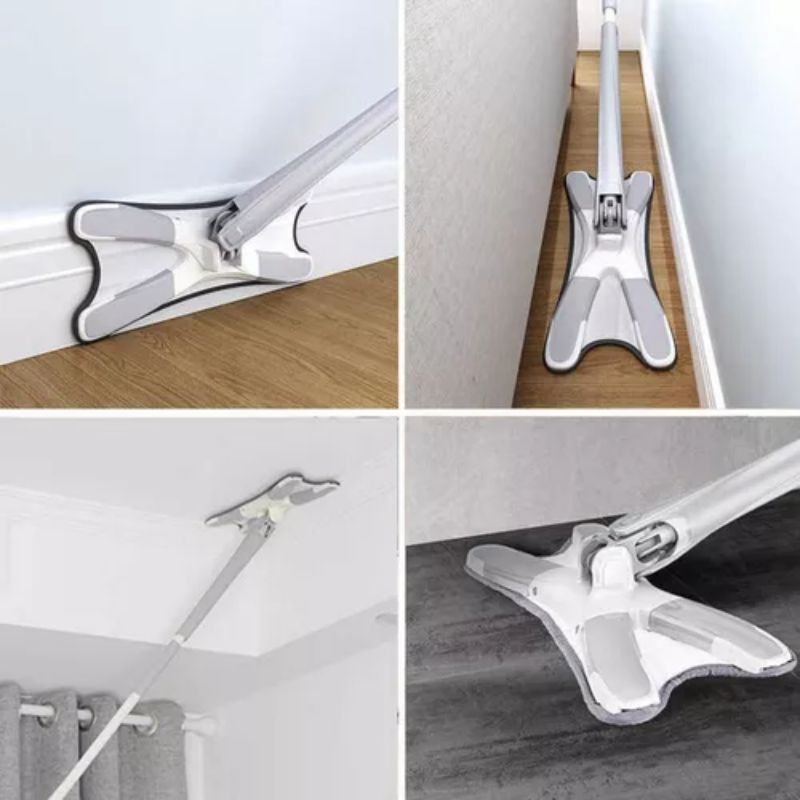 Mop Esfregão Giratório Para Limpeza Doméstica Prática